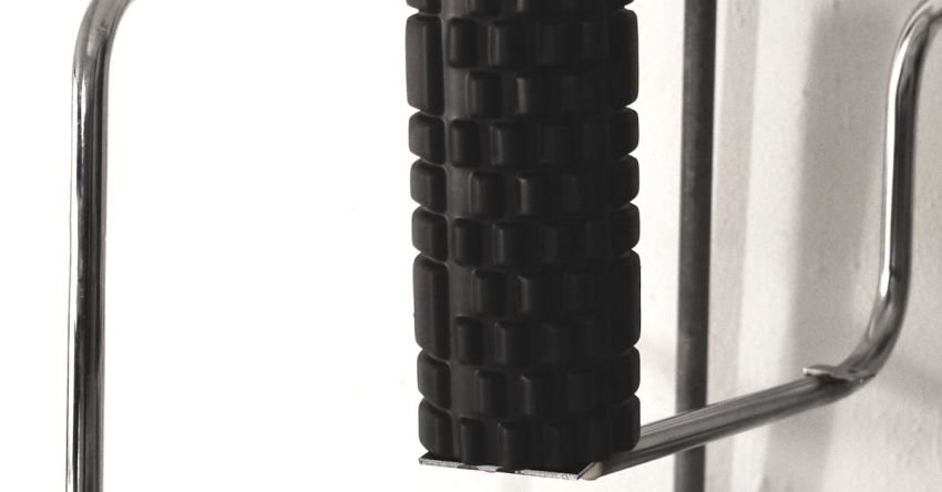 Foam Rollers - Foam roller on metal construction prepared for massage